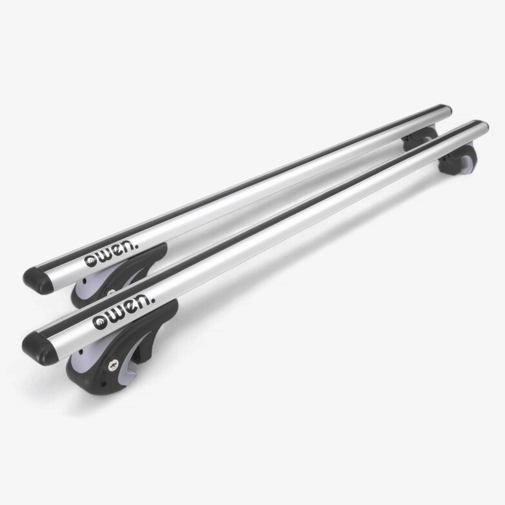 OWEN® Dachträger 5.0 für offene Reling – 135 / Silber (Refurbished: Exzellent)