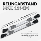 OWEN® Dachträger 5.0 PRO für offene Reling - OWEN