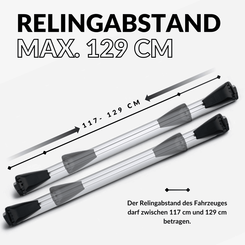 OWEN® Dachträger 5.0 PRO für offene Reling - OWEN