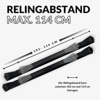 OWEN® Dachträger 5.0 PRO für offene Reling - OWEN