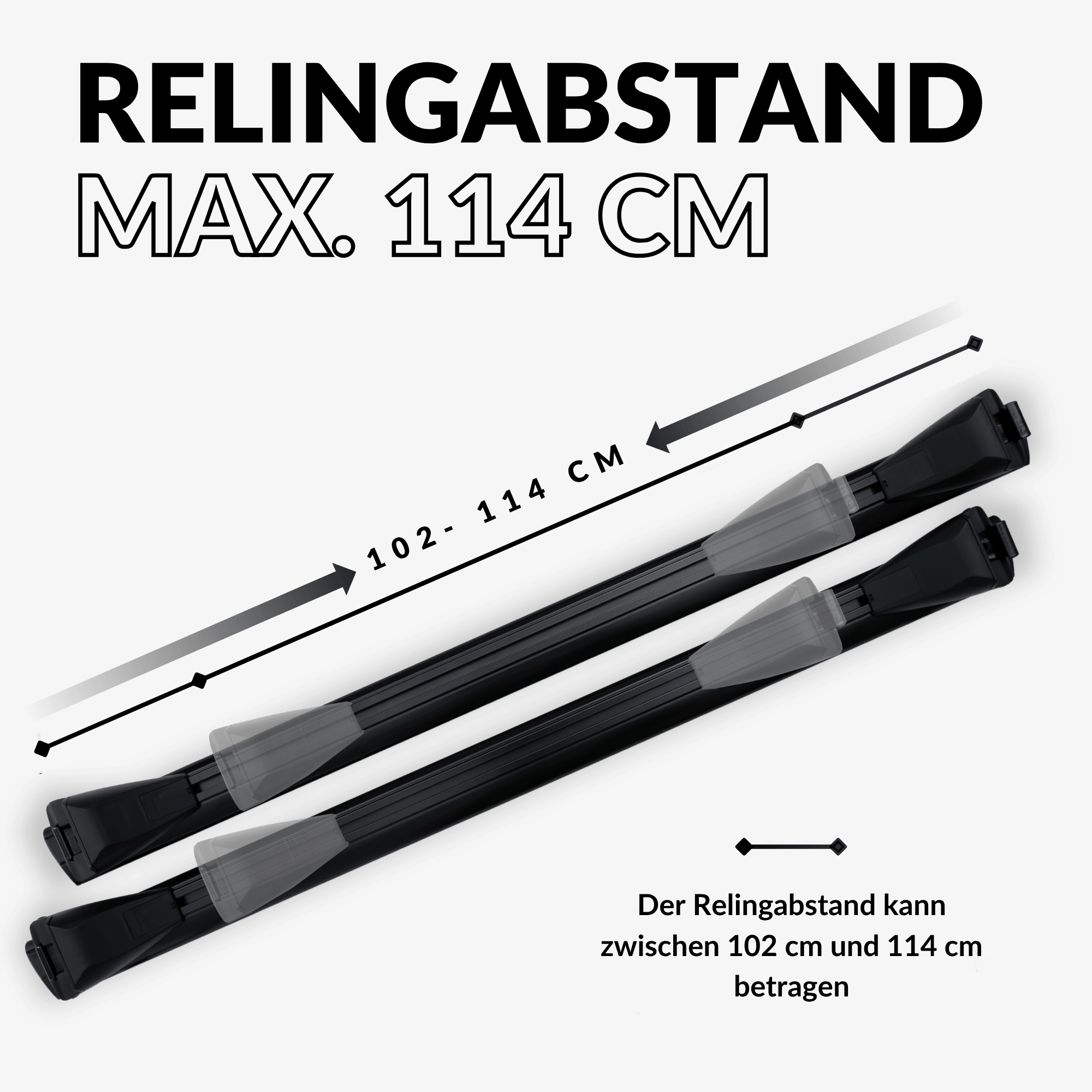 OWEN® Dachträger 5.0 PRO für offene Reling - OWEN