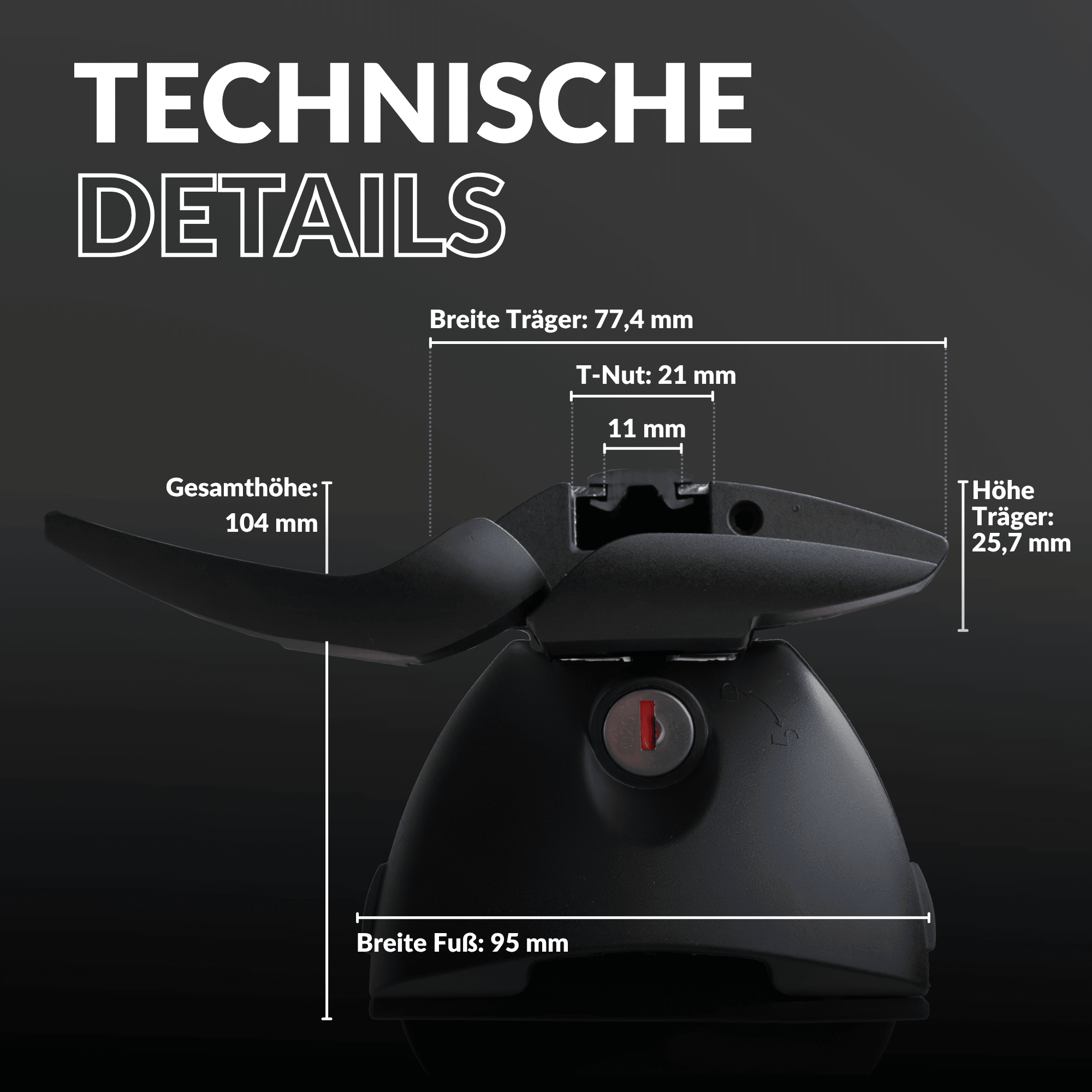 OWEN® Dachträger 5.0 PRO für offene Reling - OWEN