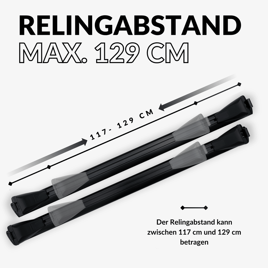 OWEN® Dachträger 5.0 PRO für offene Reling - OWEN