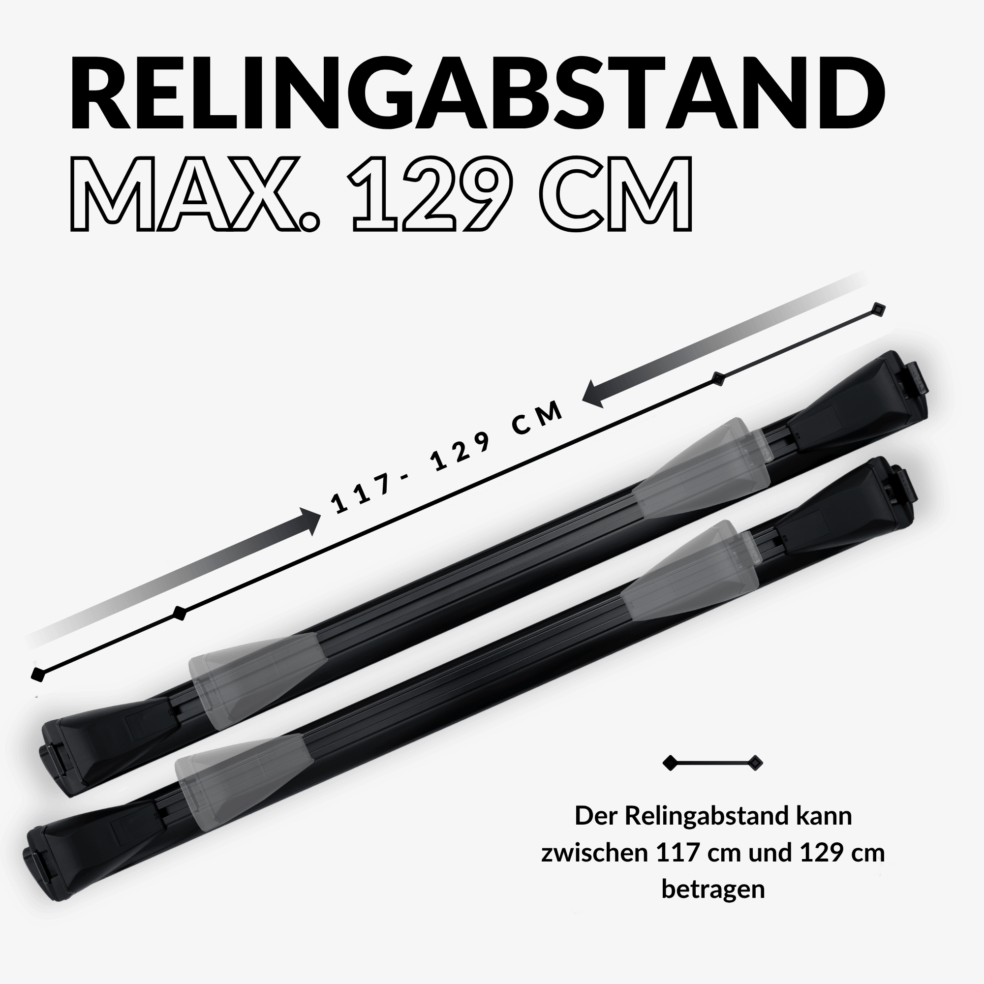 OWEN® Dachträger 5.0 PRO für offene Reling - OWEN