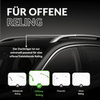 OWEN® Dachträger 5.0 PRO für offene Reling - OWEN