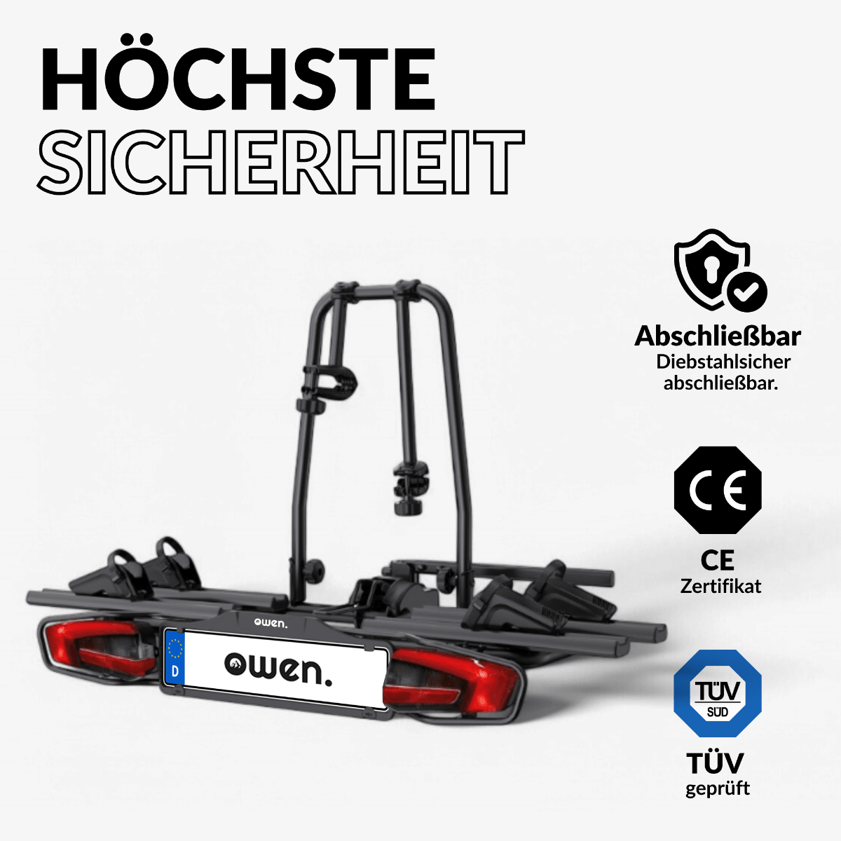 OWEN® Kupplungs - Fahrradträger (Vorgängermodell) - OWEN