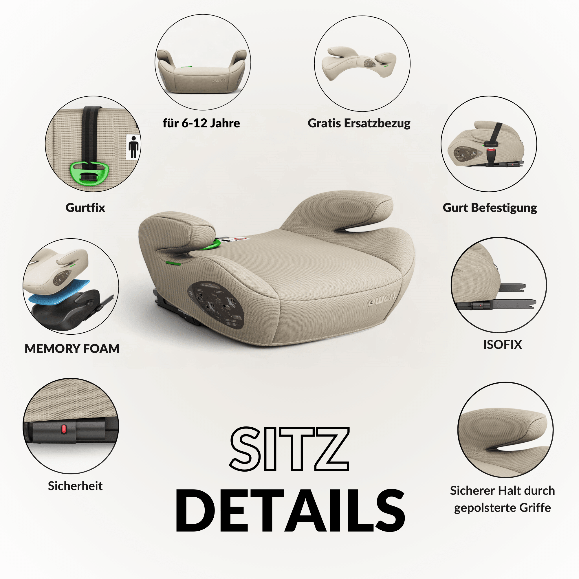 OWEN® Lumova Basic Kindersitz mit ISOFIX - OWEN