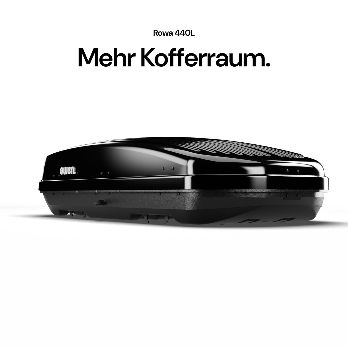 OWEN® ROWA Dachbox 440L – mehr Kofferraum, Seitenansicht