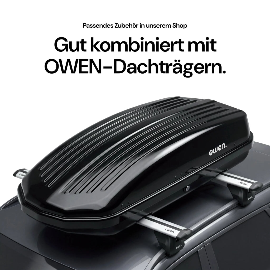 OWEN® ROWA Dachbox 440L auf OWEN-Dachträgern