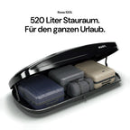 OWEN® ROWA Dachbox 520L mit Gepäck