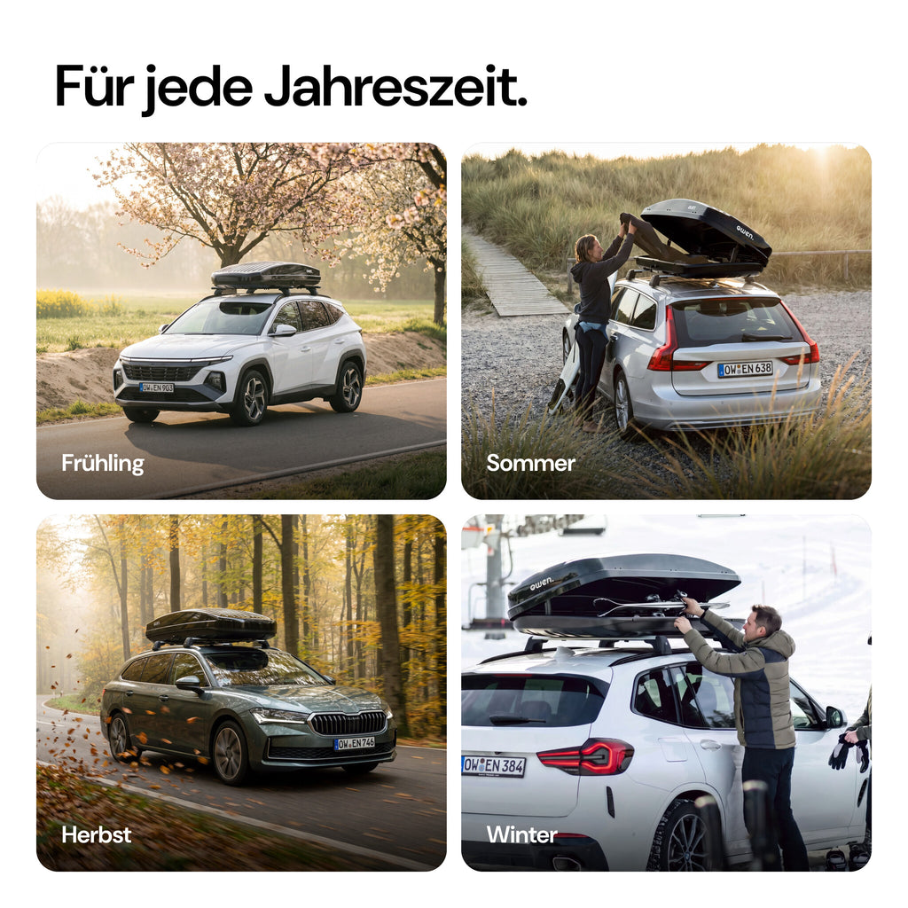 OWEN® ROWA Dachbox 520L – für jede Jahreszeit