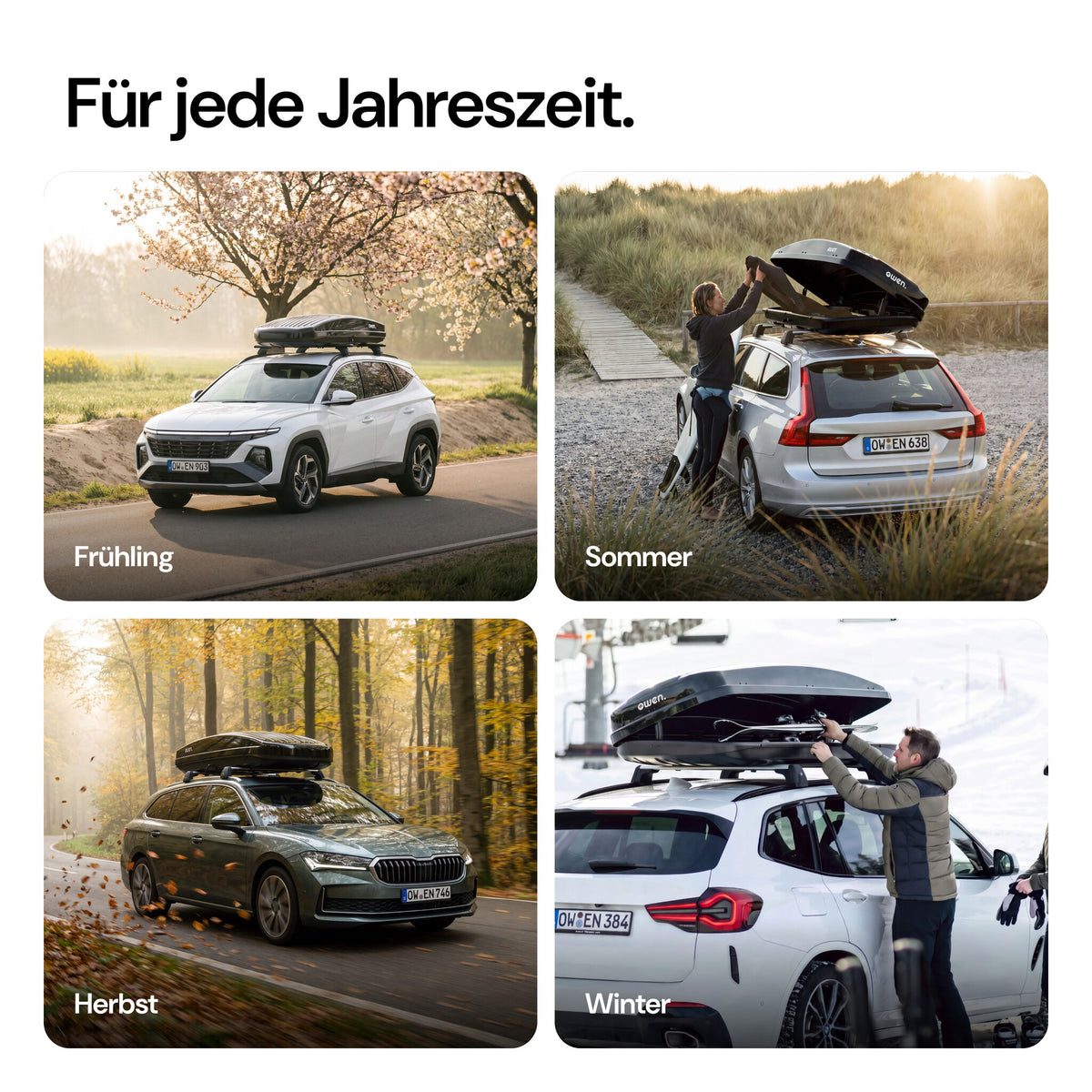 OWEN® ROWA Dachbox 520L – für jede Jahreszeit