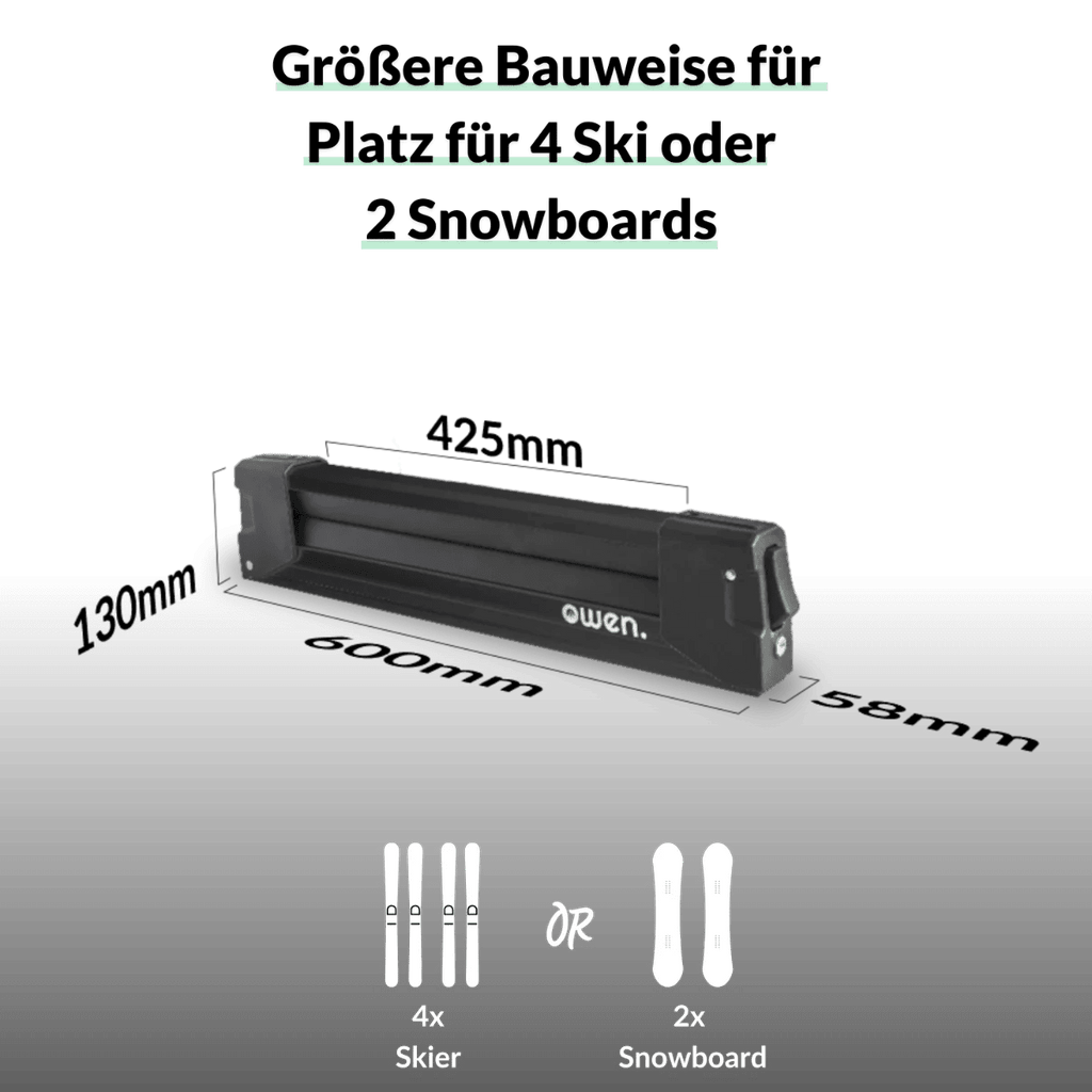 OWEN® Skiträger Advanced (Black Edition) - OWEN