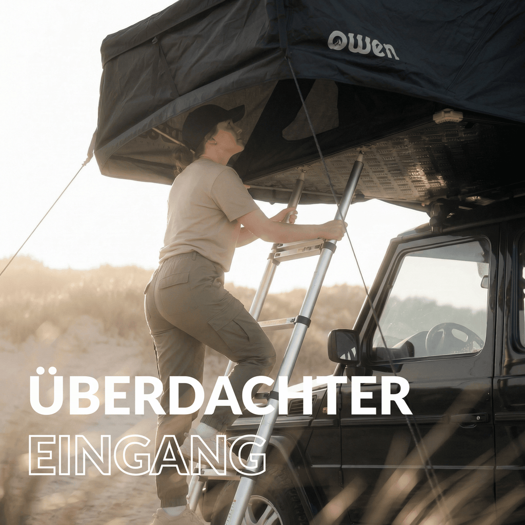 OWEN® two+ Dachzelt (Black Edition) - OWEN