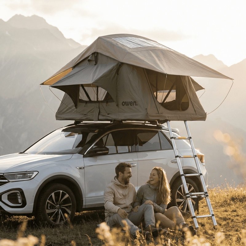 OWEN® two Dachzelt Olivgrün - OWEN