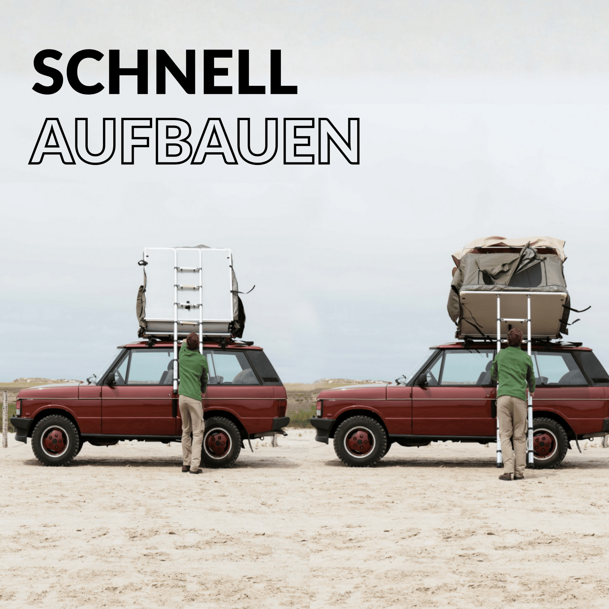 OWEN® two Dachzelt Olivgrün - OWEN