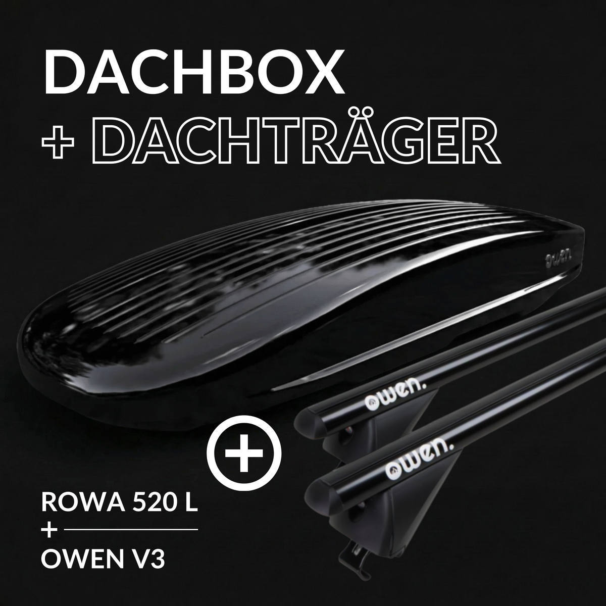 OWEN® Dachträger 3.0 + Dachbox Set