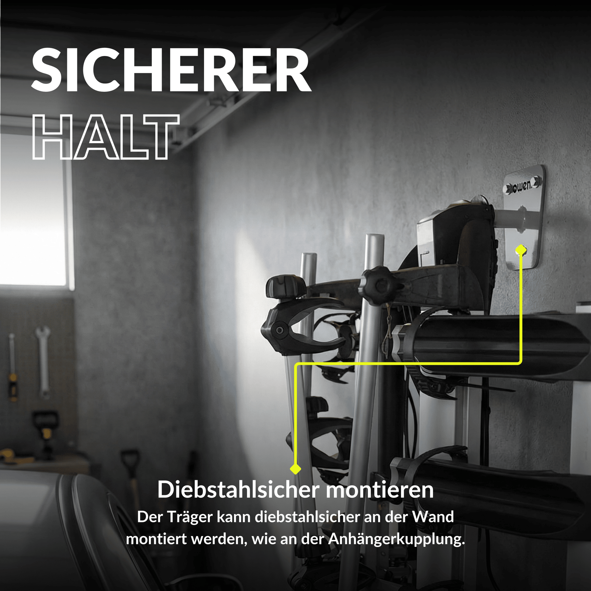 Wandhalterung für Fahrradträger - OWEN